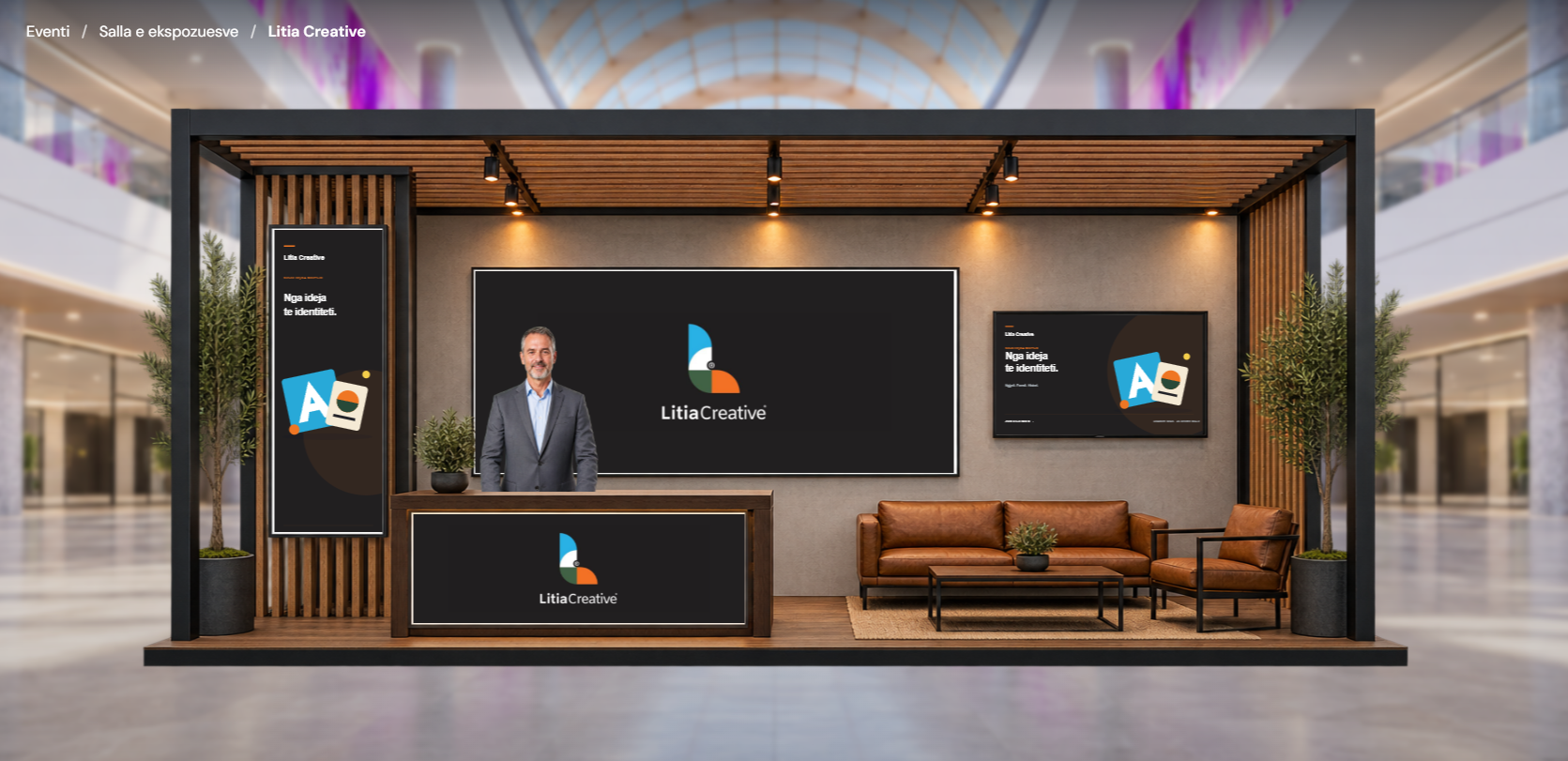 A virtual booth that feels like your brand