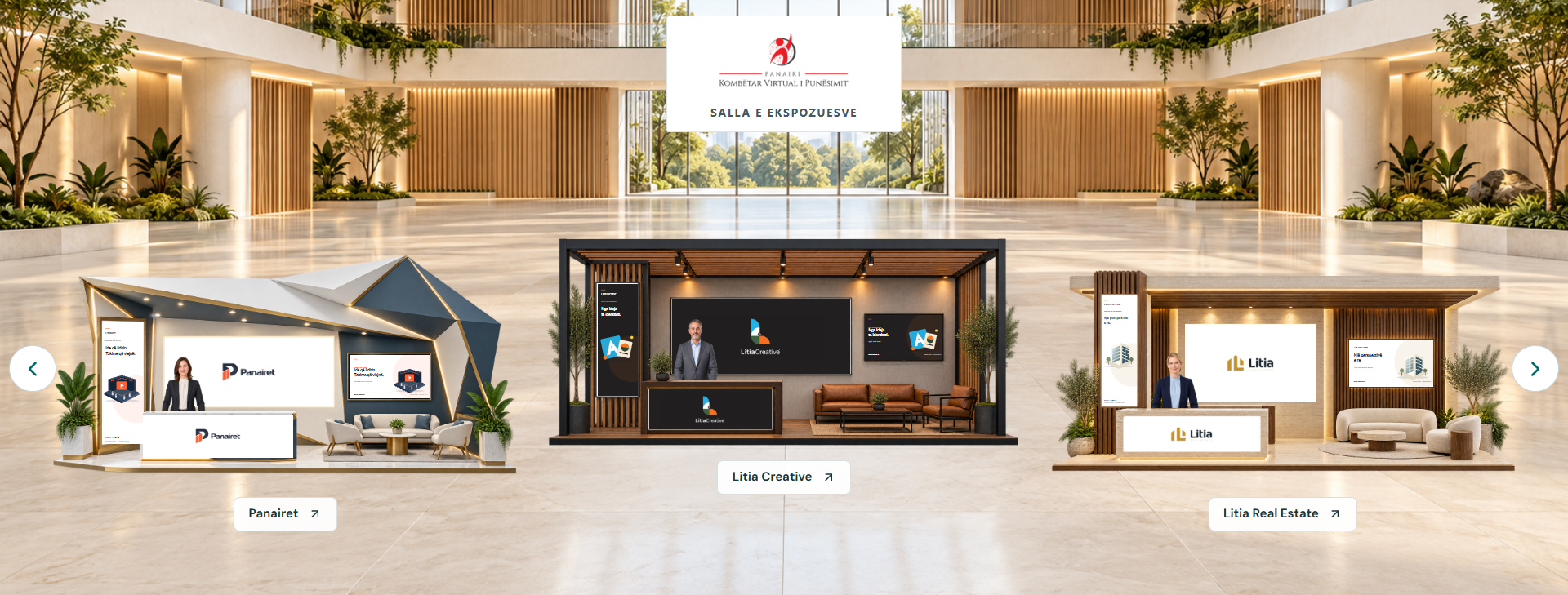 Step inside the VuFairs virtual fair